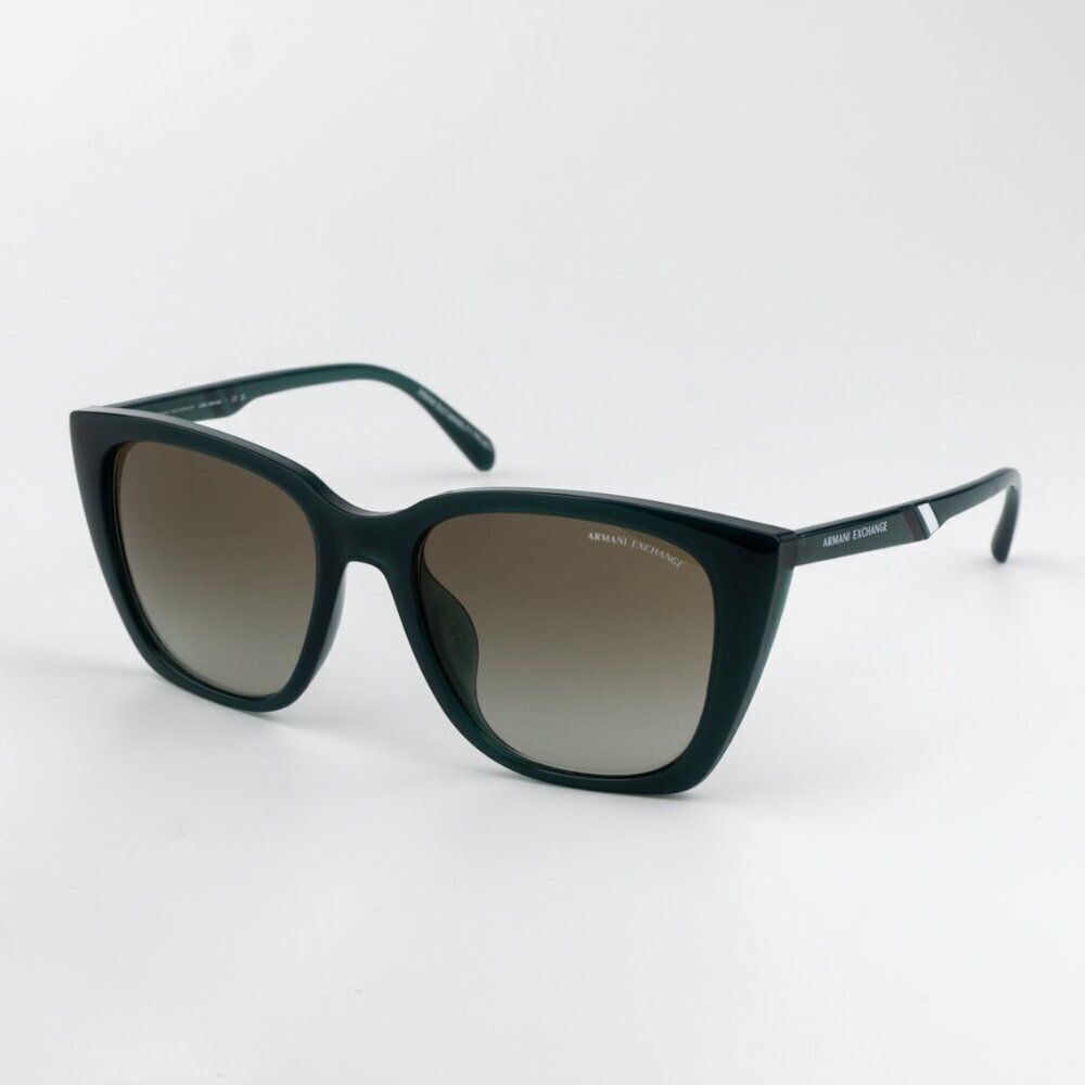 Armani Exchange Women Sunglasses Opaline Green Cat Eye AX4116SU 82428E BRAND NEW